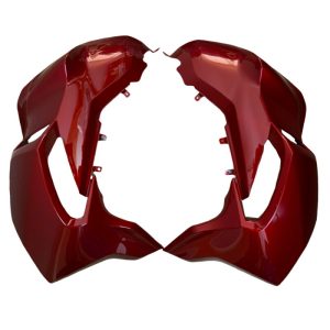 Aletas Cubre Estanque HAYPO Honda CB-190 (Rojo) (17-19)