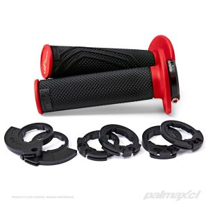 Puños Off-Road (Enduro - Motocross) D-Lock (D-200) | Domino · Negro/Naranja