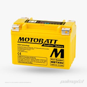 Bateria para moto AGM Quadflex MBTX9U | Motobatt