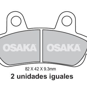 PASTILLAS FRENO, JGO.   DEL.